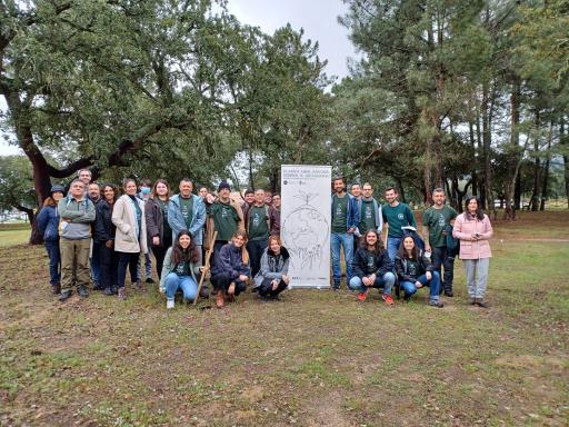 A comunidade CEG/IGOT-ULisboa que participou no Dia Mundial da Árvore