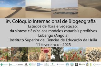 Cartaz do 8º. Colóquio Internacional de Biogeografia